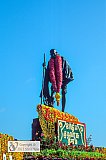 Mahatma Gandhi Statue. We think this is  Chennai, Madras, India. - India